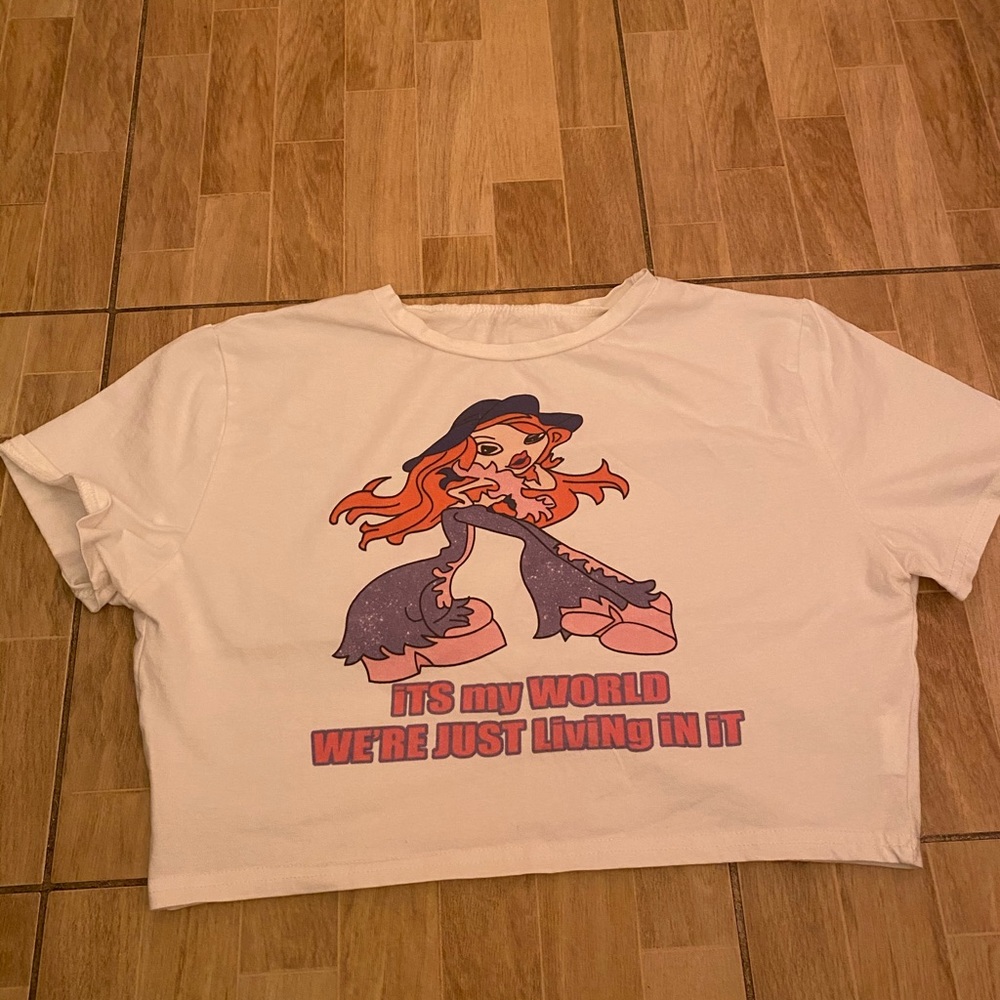 Cute Cartoon Crop Top